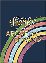 Select a verse or write your own. Above and Beyond A2530U-X